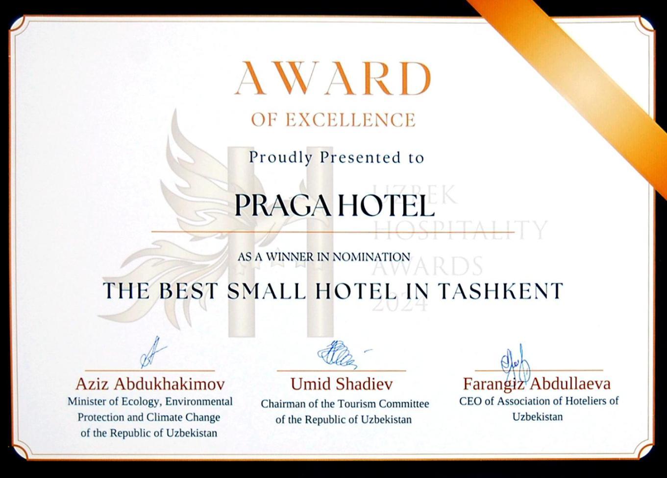 Praga Hotel Taszkent Zewnętrze zdjęcie